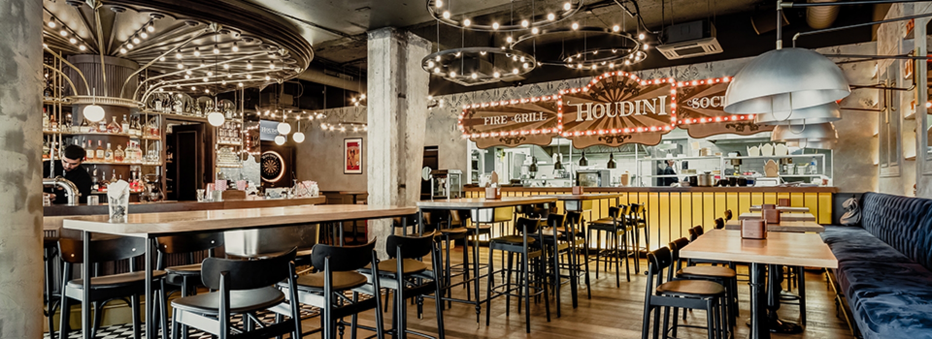 Houdini restaurant, Vilnius